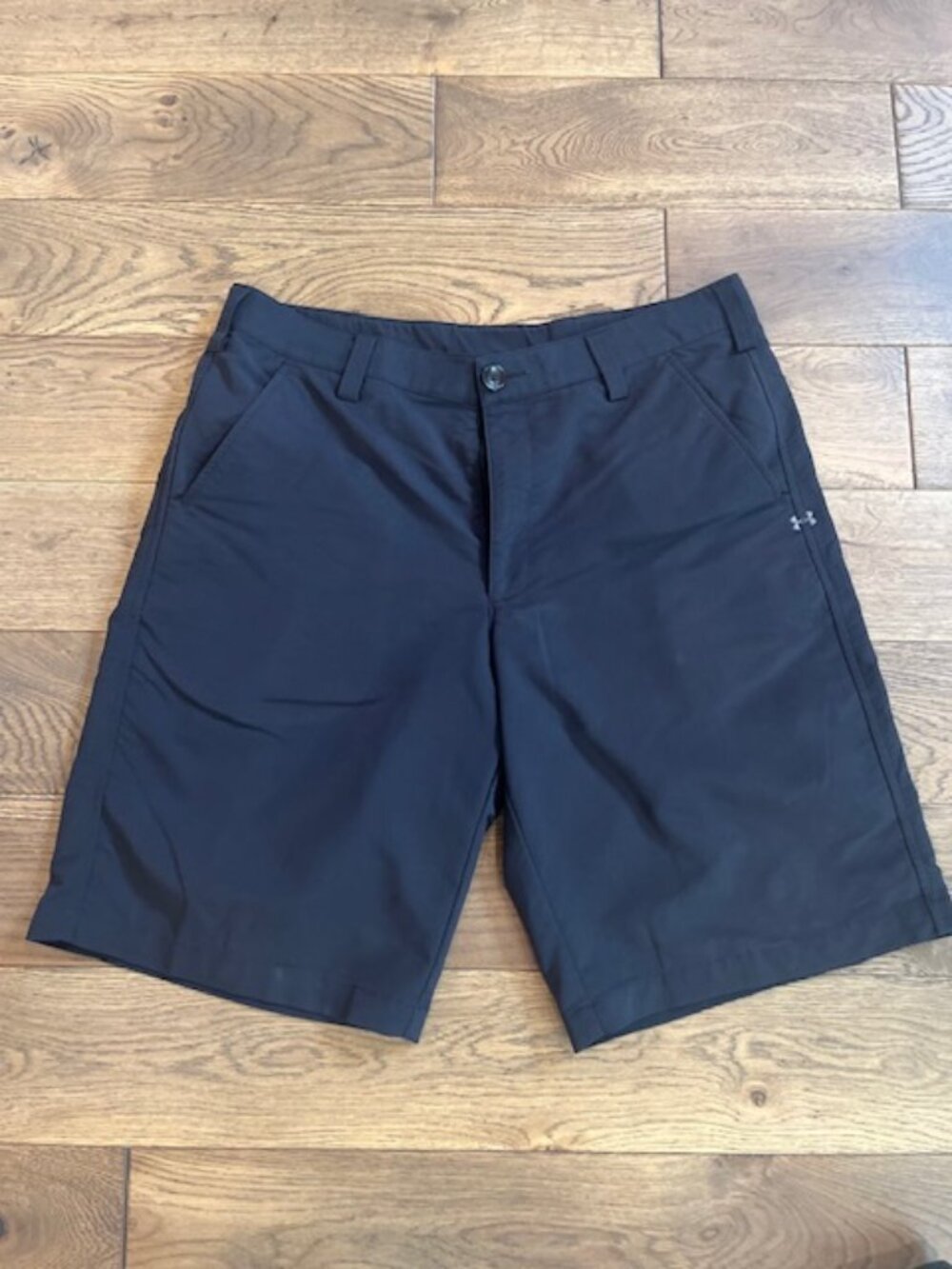 Under Armour Golf Shorts Leaderboard 1236343 Stretch Men's Black Sz 34x11”in